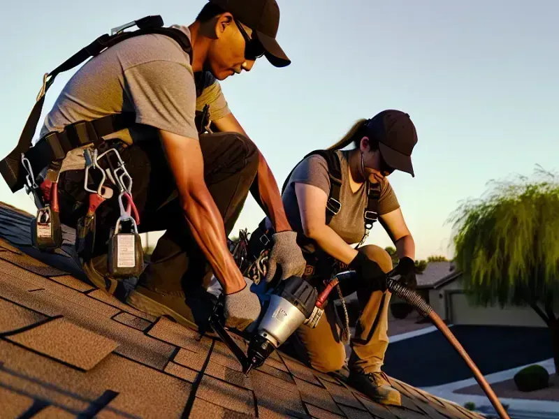 Hero Hero Newroofinstallationworkersshinglesr Phoenix Roofing Co