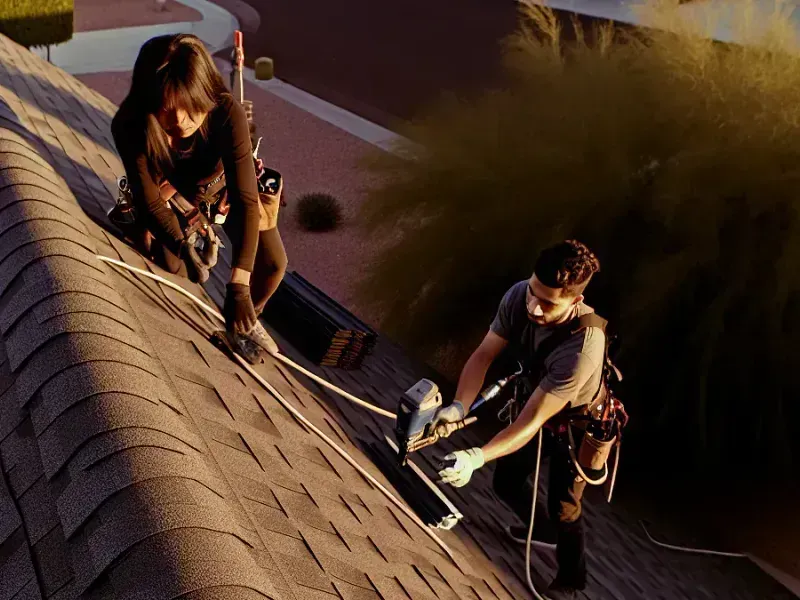 Hero Hero Rooferinstallingshinglesresidential Phoenix Roofing Co
